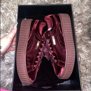 Rihanna xfenty puma velvet creepers